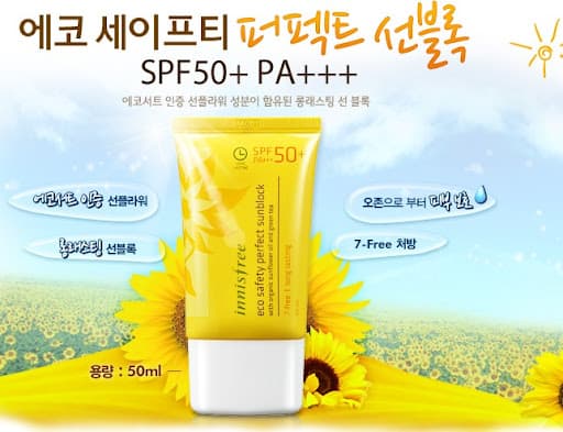 Innisfree Eco Safety Perfect Sunblock Long Lasting SPF 50+/ PA++++